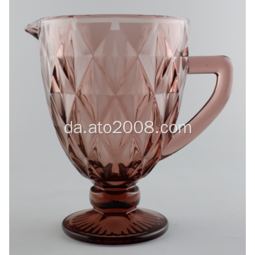 Maskinfremstillede pitchers glas med håndtag